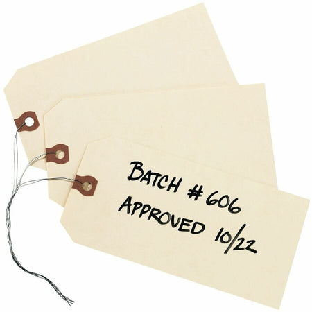Avery&reg; Shipping Tags with Wire, 11.5 pt. Stock, 4-1/4" x 2-1/8" , 1,000 Manila Hang Tags - Alternate-Image4