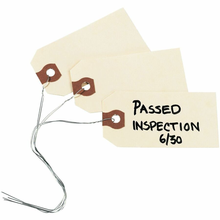 Avery&reg; Shipping Tags with Wire, 11.5 pt. Stock, 5-1/4"x2-5/8" , 1,000 Manila Hang Tags - Alternate-Image3