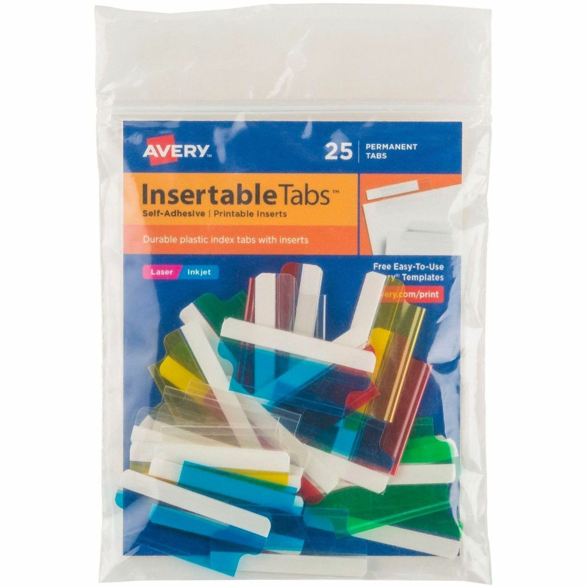 Avery&reg; Index Tabs with Printable Inserts - 2000