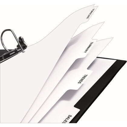 Avery® High-Speed Copier Tabs: 150 Dividers, 5 Print-on Tabs, 3-Hole Punched