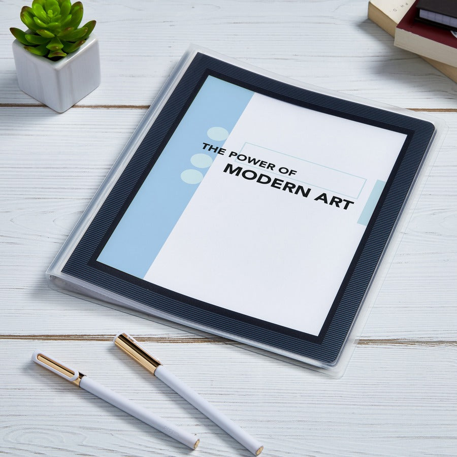 Avery®Flexi-View Presentation Book - Letter - 8 1/2" x 11" Sheet Size - 48 Sheet Capacity - Pocket(s): Internal - Polypropylene - Non-stick, Spill-free, Preprinted, Lightweight - 1 Each