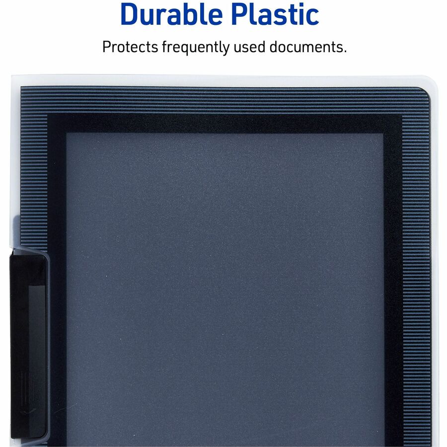 Avery®Flexi-View Letter Report Cover - 8 1/2" x 11" - 25 Sheets Capacity - Polypropylene - Assorted - 0% Recycled - 24 / Box