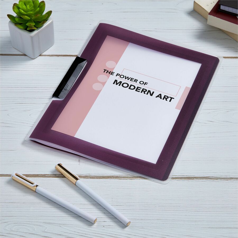 Avery®Flexi-View Letter Report Cover - 8 1/2" x 11" - 25 Sheets Capacity - Polypropylene - Assorted - 0% Recycled - 24 / Box