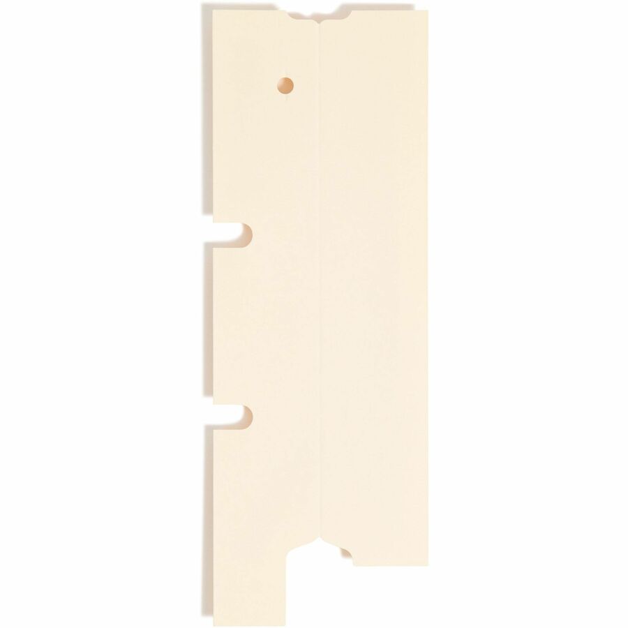 Smead Self-Adhesive End Tab Converters - End Tab(s) - 8" Tab Height - Letter/Legal - Permanent - Manila Tab(s) - 10% Recycled - 500 / Box