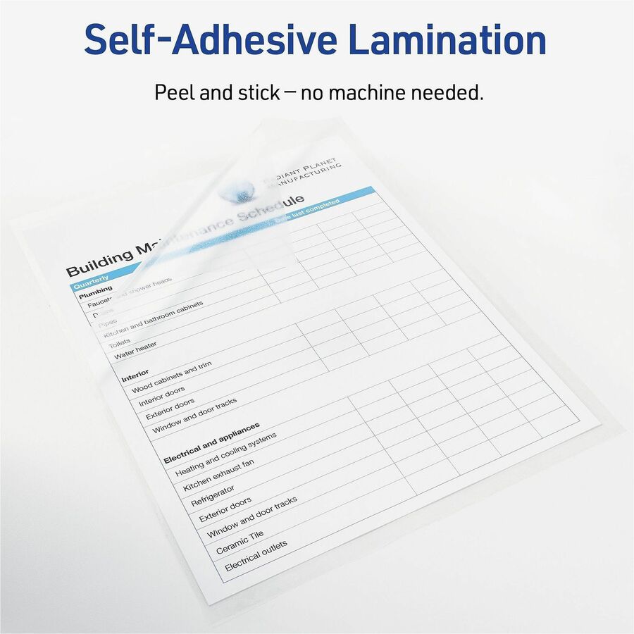 Avery&reg; Self-Adhesive Lamination - Alternate-Image2