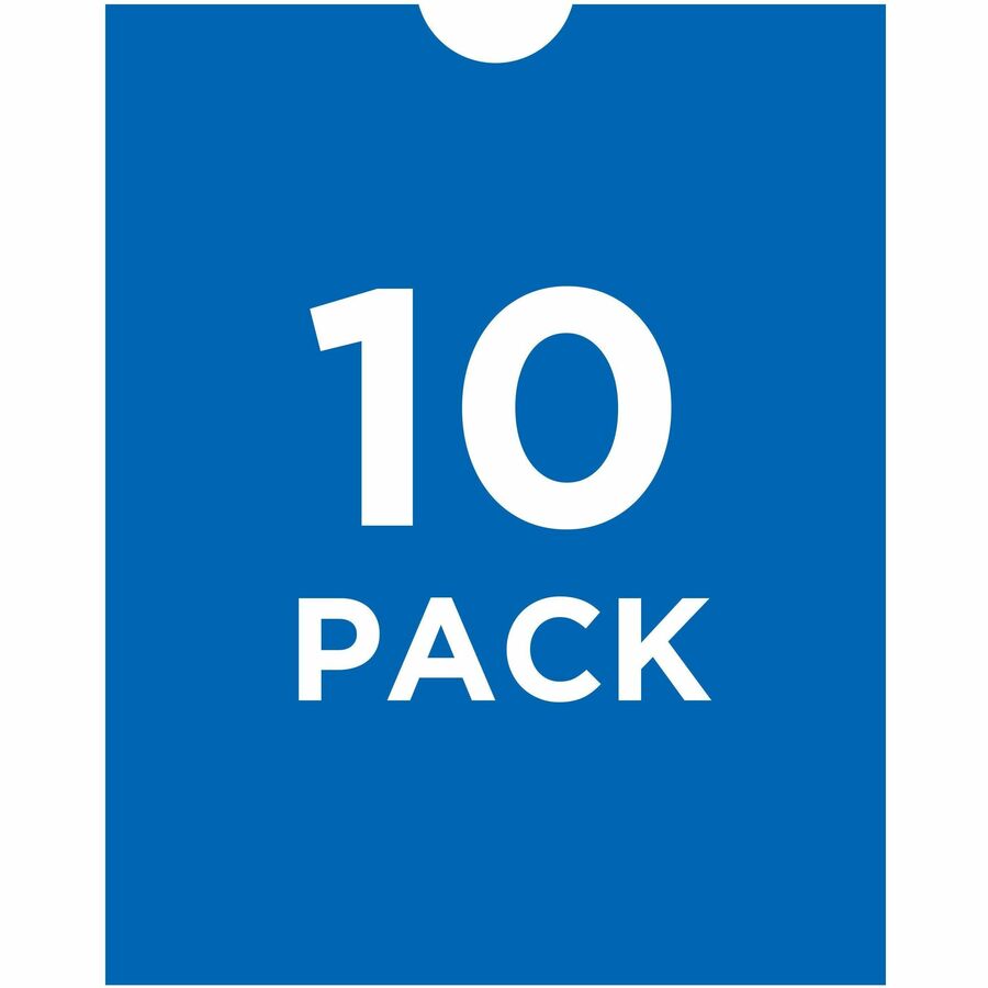 Avery®  Vinyl File Pocket - 4" x 6" - 30 Sheets Capacity - 1 Pocket(s) - Vinyl - Transparent - 0% Recycled - 10 / Pack