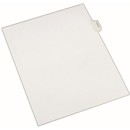 Avery® Exhibit M Side Tab Dividers - Legal Size - White Paper - 25 Pack