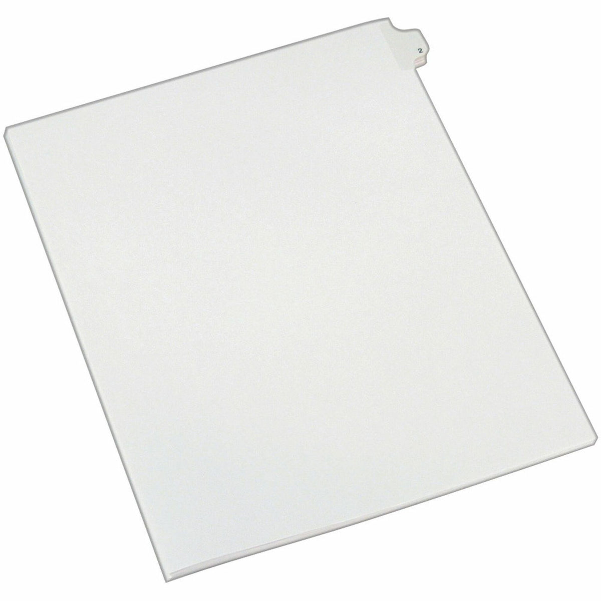 Avery® Alllstate Style Individual Legal Dividers - 25 x Divider(s) - Side Tab(s) - 2 - 1 Tab(s)/Set - 8.5" Divider Width x 11" Divider Length - Letter - 8.50" Width x 11" Length - White Paper Divider - 20% Recycled - 25 / Pack
