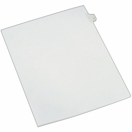 Avery® Alllstate Style Individual Legal Dividers - 25 x Divider(s) - Side Tab(s) - 4 - 1 Tab(s)/Set - 8.5" Divider Width x 11" Divider Length - Letter - 8.50" Width x 11" Length - White Paper Divider - 20% Recycled - 25 / Pack