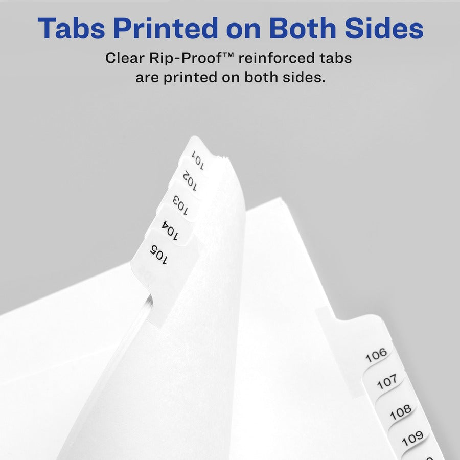Avery® Alllstate Style Individual Legal Dividers - 25 x Divider(s) - Side Tab(s) - 7 - 1 Tab(s)/Set - 8.5" Divider Width x 11" Divider Length - Letter - 8.50" Width x 11" Length - White Paper Divider - 20% Recycled - 25 / Pack
