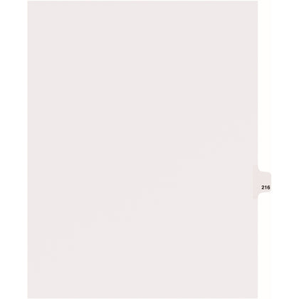 Avery® Legal Dividers: Side Tab 25 Dividers Letter Size White Paper 20% Recycled - Index Divider