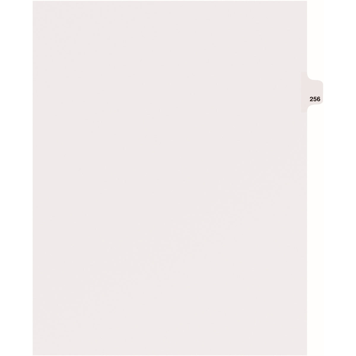 Avery® Side Tab Individual Legal Dividers - 25 x Divider(s) - Side Tab(s) - 256 - 1 Tab(s)/Set - 8.5" Divider Width x 11" Divider Length - Letter - 8.50" Width x 11" Length - White Paper Divider - 20% Recycled - 25 / Pack