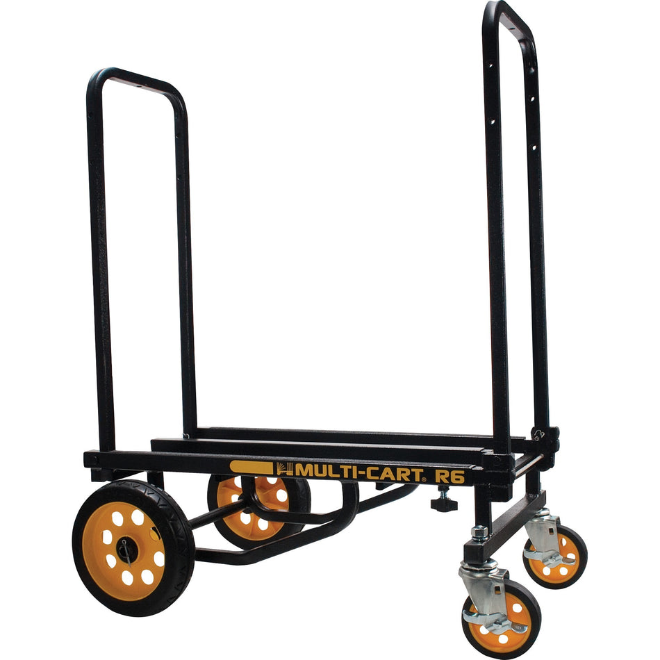 Multi-Cart 8-in-1 Cart - 500 lb Capacity - 4 Casters - 8" , 4" Caster Size - Metal - 17.50" Width x 42.50" Depth x 33.62" Height - Black - 1 Each