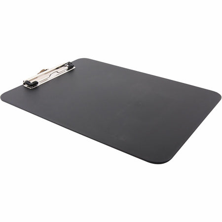 Mobile OPS Recycled Unbreakable Clipboard BLACK (61624) - 9" x 12" Sheet Size - Clamp - Heavy Duty - Polypropylene - Black - 1 Each