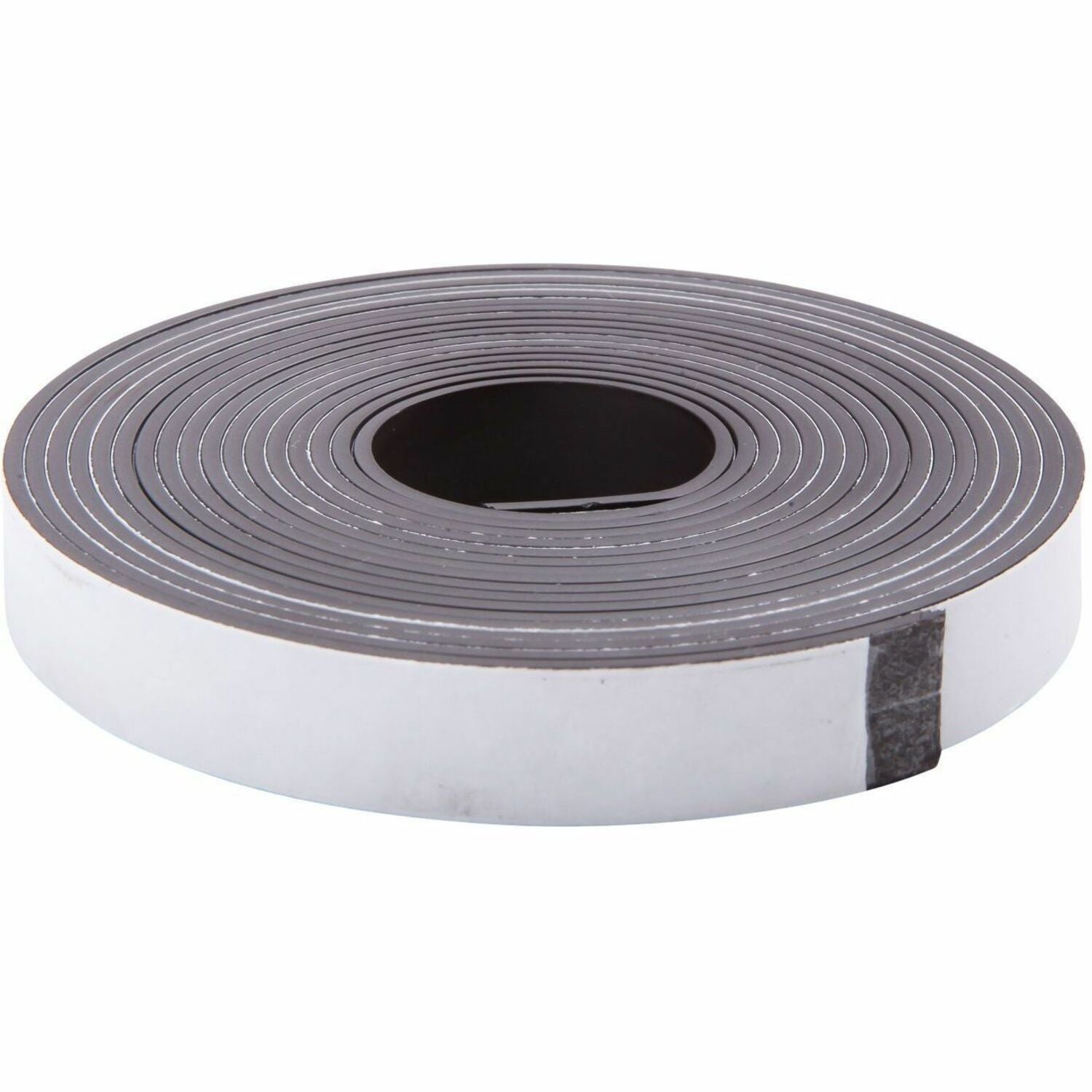 Zeus Magnetic Tape 10' x 1/2" WHITE (66010) - 10 ft Length x 0.50" Width - Black, White - Adhesive Backing - For Sign, Photo, Art, Crafting, Project, Picture, Business Card, Office, Room, Home, Classroom, ... Roll - 1 Roll