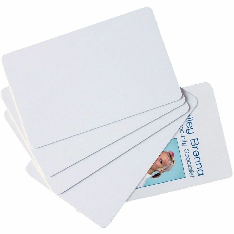 SICURIX CR 80 Blank ID Cards 30 mil 100 Pack White - Alternate-Image1