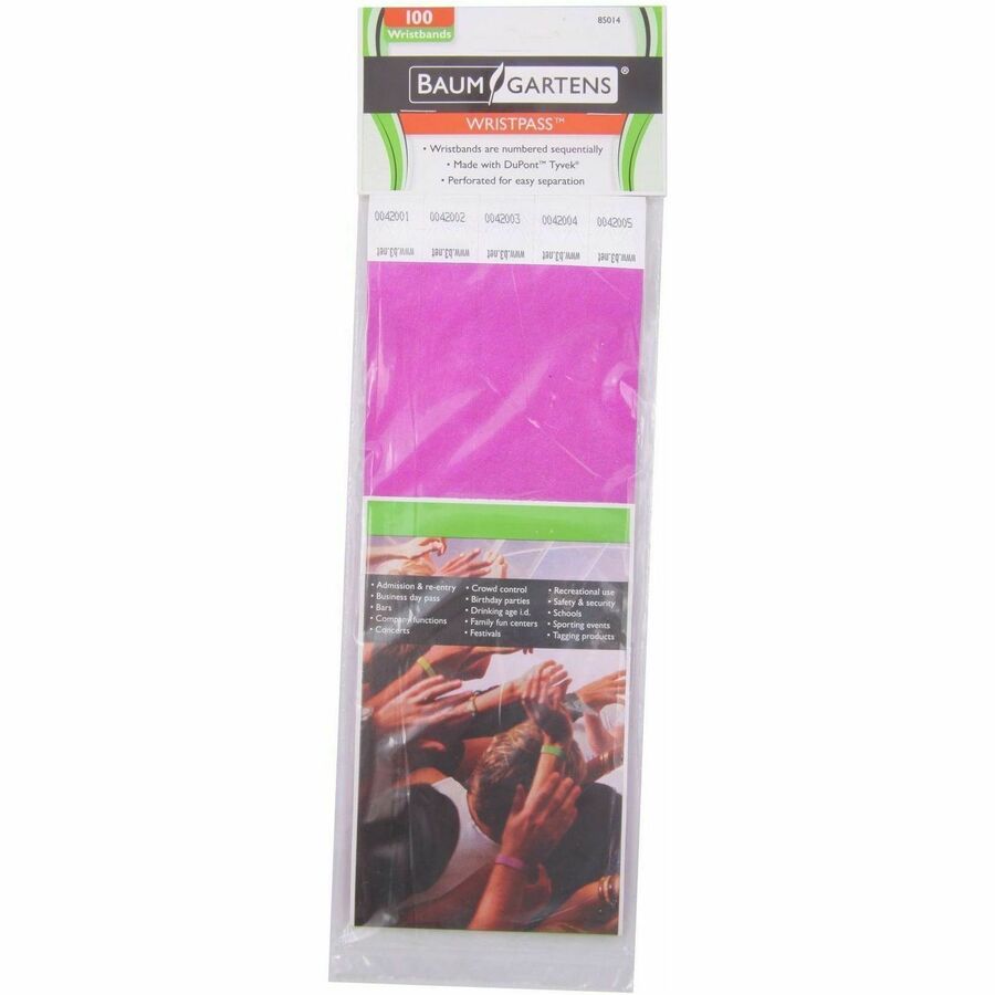 SICURIX Standard Dupont Tyvek Security Wristband - Alternate-Image1