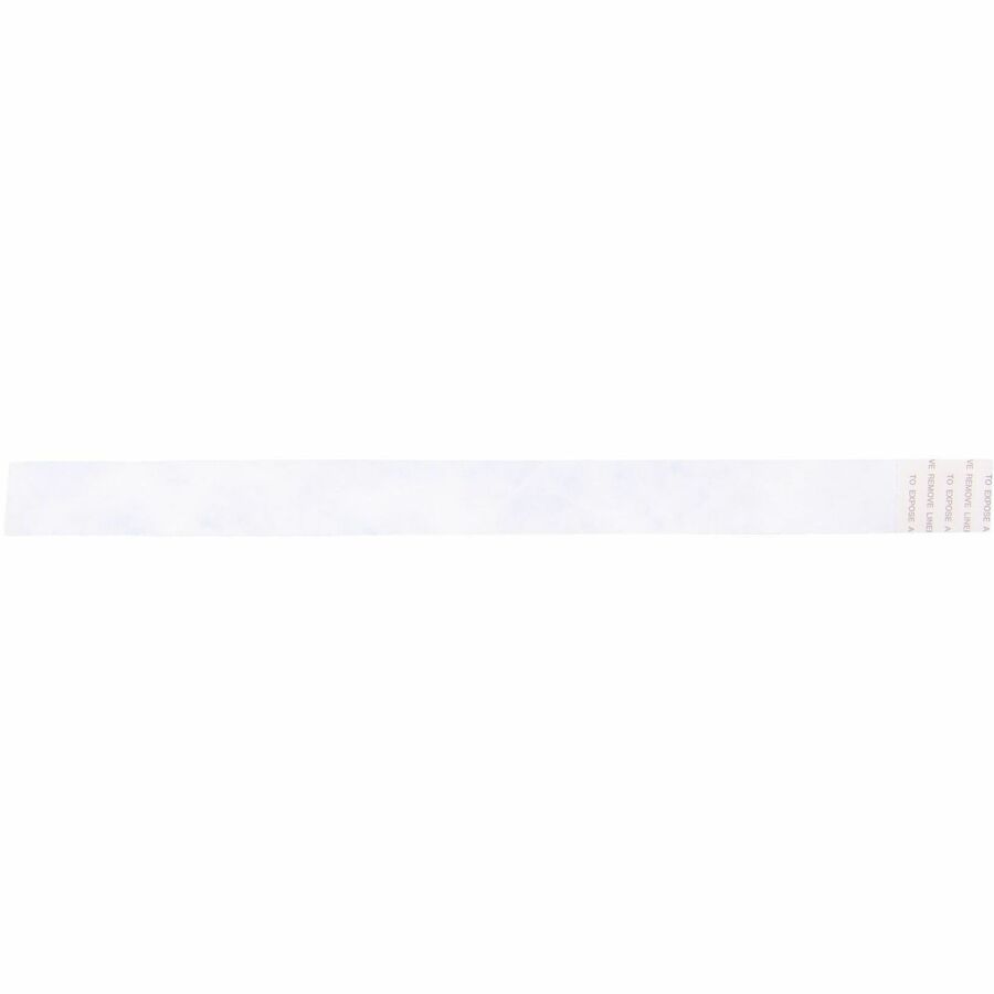 SICURIX Standard Dupont Tyvek Security Wristband - Standard - 0.8" Height x 10" Width - Blue - Tyvek - 100 / Pack