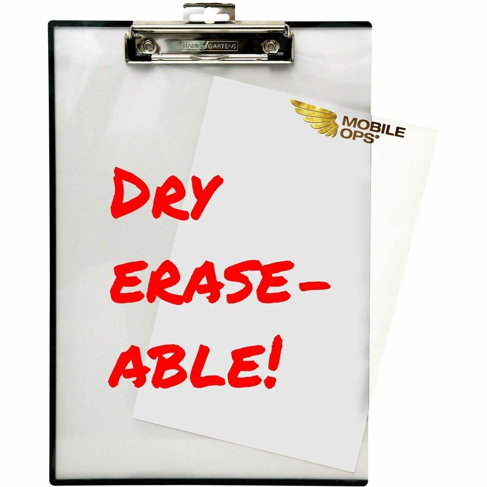 Baumgartens Quick Reference Clipboard - 9" x 12" Sheet Size - Vinyl - Clear - 1 Each