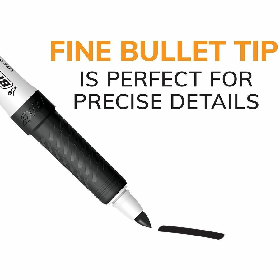 BIC Intensity Fine Point Whiteboard Marker - Fine Marker Point - Blue Ink - 1 Dozen