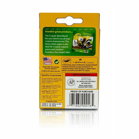 Crayola Regular Size Crayon Sets - Rear