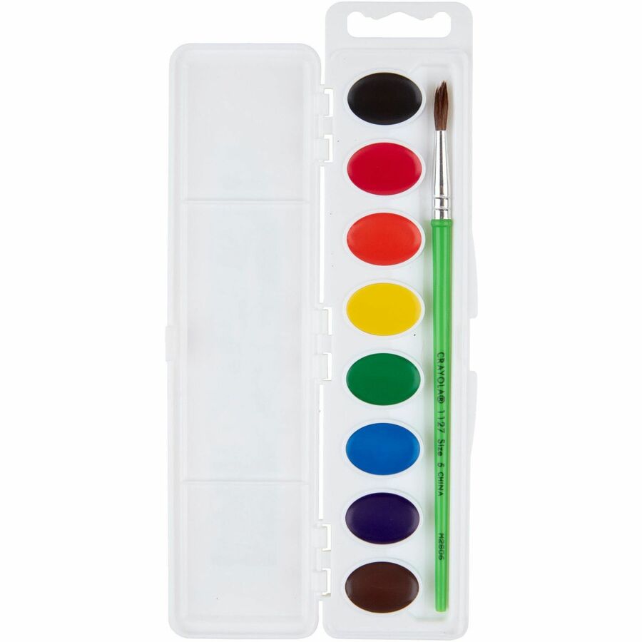 Crayola Washable Watercolors Set - 8 Color(s) - Assorted - 2.90 oz - Washable - 8 / Set
