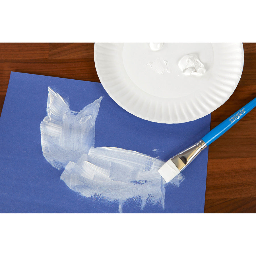 Crayola Washable Paint - 1 Color(s) - White - 1 gal - Washable - 1 Each