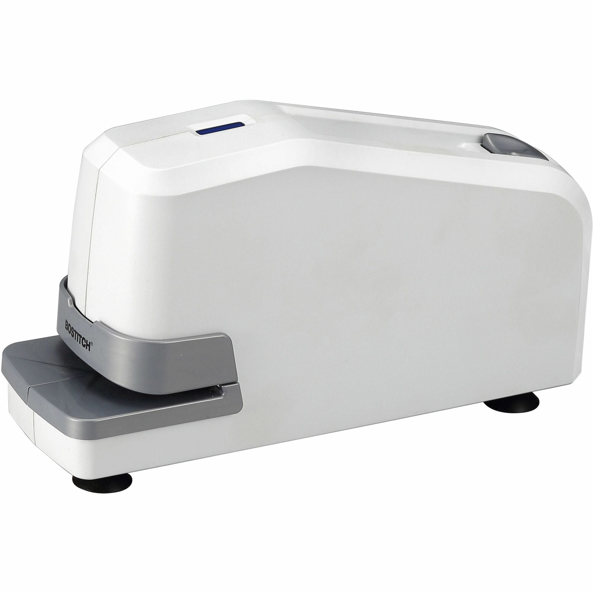 Bostitch Impulse 25 Electric Stapler - Staples Upto 25 Sheet - Holds Upto 210 Staple - Full Strip - Staple Size: 0.25" - 0.50" Throat Depth - White - Rubber, Plastic - 1 Each
