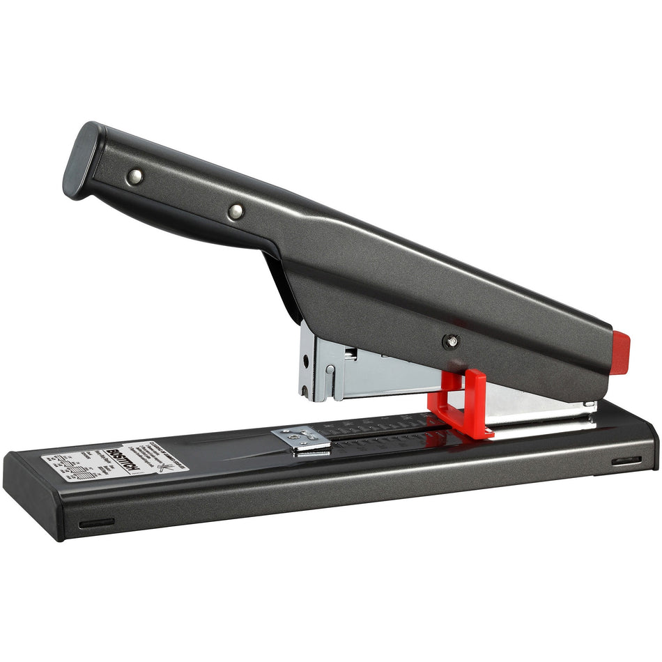 Bostitch Antimicrobial Heavy Duty Stapler - Staples Upto 130 Sheet - Holds Upto 210 Staple - Full Strip - Staple Size: 0.25" , 0.37" , 0.50" , 0.63" - 2.50" Throat Depth - Black - Metal - 1 Each