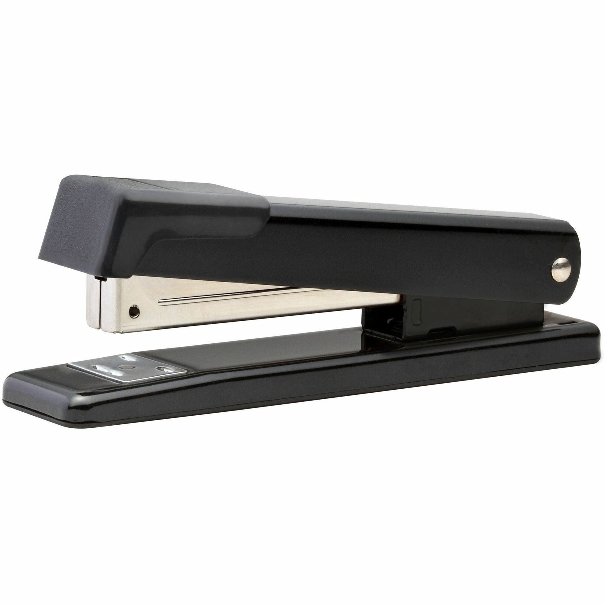 Bostitch Stapler - Full Strip Black - Staples Upto 20 Sheet of 20lb Paper - Holds Upto 210 Staple - Full Strip - Staple Size: 0.25" - 3.25" Throat Depth - Black - Rubber, Metal - 1 Each