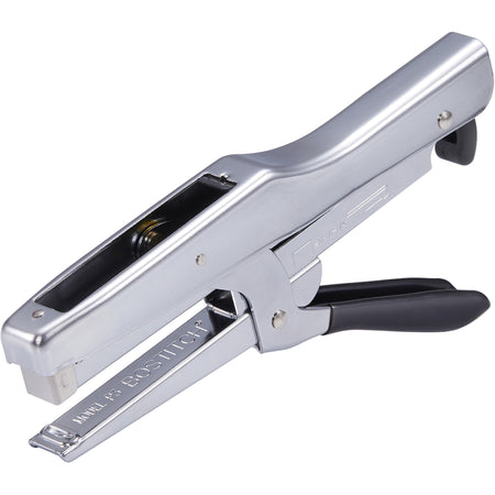 Bostitch Plier Stapler - Staples Upto 20 Sheet - Holds Upto 210 Staple - Full Strip - Staple Size: 0.25" - 2.50" Throat Depth - Chrome - Metal - 1 Each