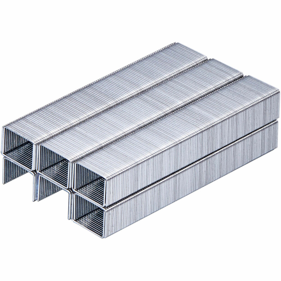 Bostitch 3/8" Heavy Duty Premium Staples - Heavy Duty - 3/8" Leg - 1/2" Crown - Holds 55 Sheet(s) - Chisel Point - Silver - High Carbon Steel - 3" Height x 0.5" Width x 0.4" Length - 1000 / Box