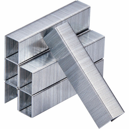 Bostitch 5/8" Heavy Duty Premium Staples - Heavy Duty - 5/8" Leg - 1/2" Crown - Holds 130 Sheet(s) - Chisel Point - Silver - High Carbon Steel - 0.8" Height x 2.7" Width x 3" Length - 1000 / Box