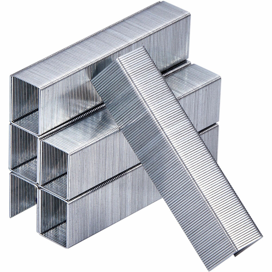 Bostitch 5/8" Heavy Duty Premium Staples - Heavy Duty - 5/8" Leg - 1/2" Crown - Holds 130 Sheet(s) - Chisel Point - Silver - High Carbon Steel - 0.8" Height x 2.7" Width x 3" Length - 1000 / Box