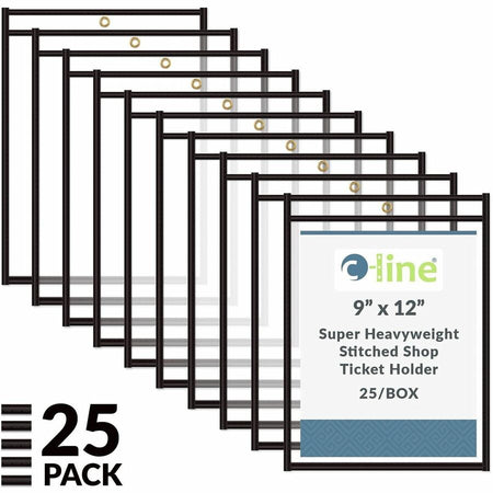 C-Line Stitched Vinyl Shop Ticket Holders - Alternate-Image3