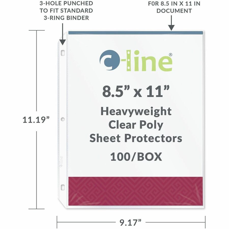 C-Line Heavyweight Top-Loading Sheet Protector - Alternate-Image4