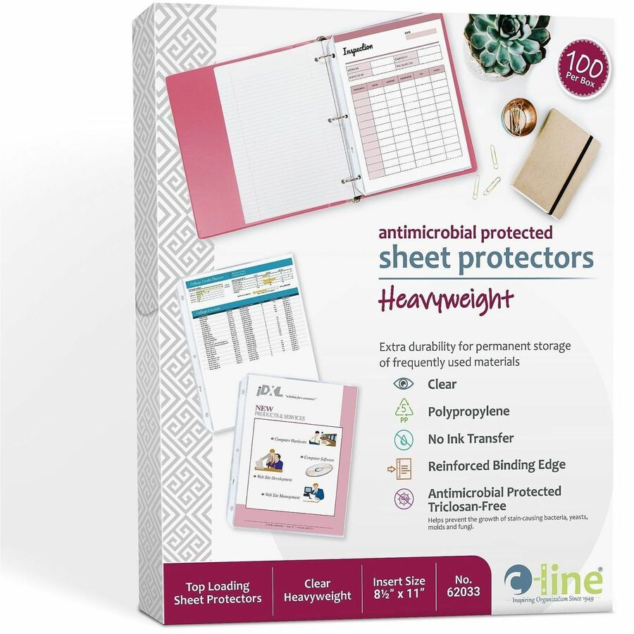 C-Line Heavyweight Top-Loading Sheet Protector - Alternate-Image1