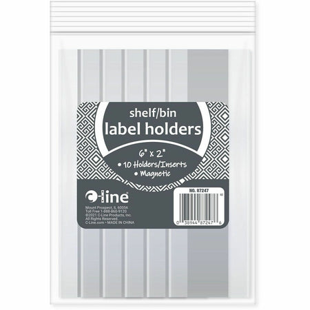 C-Line Magnetic Shelf/Bin Label Holders - 1500