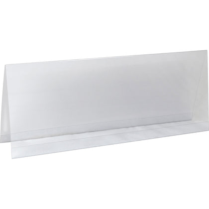 C-Line Plastic Name Tents & Holders - 25/Box - Inkjet/Laser Compatible - Tent Placement Cards