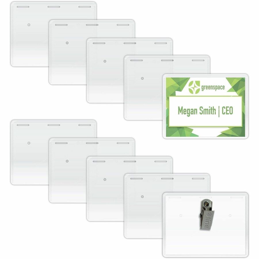 C-Line Laser/Inkjet Clip Style Badge Holder Kits - Alternate-Image3