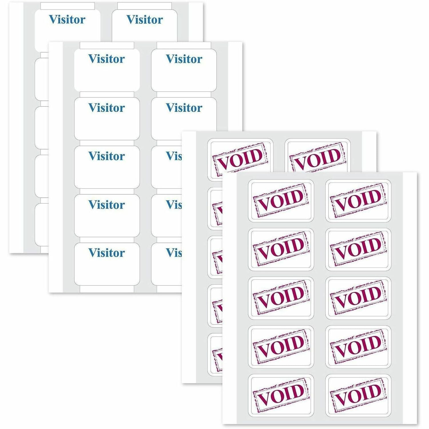 C-Line Time's Up! One-day Visitor Name Badges - 1500