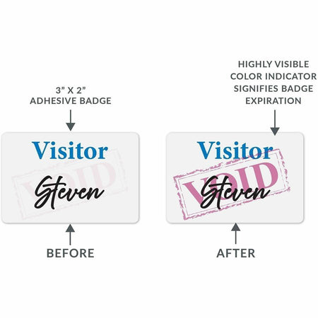 C-Line Time's Up! One-day Visitor Name Badges - Alternate-Image4