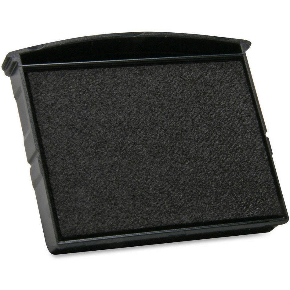 COSCO Replacement Self-Inking Stamps Pads - 1.9" Width x 1.8" Depth - Black Ink - Black - 1 Each