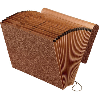 Pendaflex 21-Pocket Expanding File: Red Fiber Moisture Resistant - Files