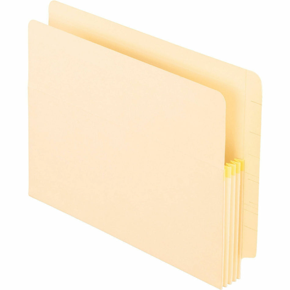Pendaflex Letter Recycled File Pocket - 8 1/2" x 11" - 3 1/2" Expansion - 2 Plys - Tyvek - Manila - Reinforced Gusset, Rip Resistant, Tear Resistant - 10% Recycled - 25 / Box