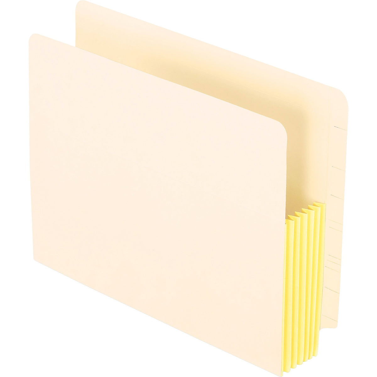 Pendaflex Letter Recycled File Pocket - 8 1/2" x 11" - 5 1/4" Expansion - Manila, Tyvek - Manila - Tab, Reinforced Gusset - 10% Recycled - 10 / Box