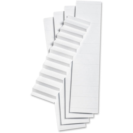 Pendaflex 1/5 Cut White File Folder Label Inserts - 5 Blank Tab(s) - 5 Tab(s)/Set - 2" Tab Width - White Plastic Tab(s) - 10% Recycled - 100 / Pack