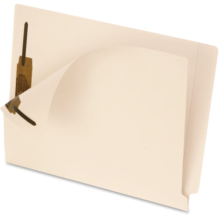 Pendaflex Letter Recycled End Tab File Folder - 8 1/2" x 11" - 2 Fastener(s) - 2" Fastener Capacity - 11 pt. - Manila - Acid-free - 10% Recycled - 50 / Box