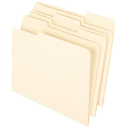 Pendaflex Recycled Top Tab File Folders - Eco-Friendly Manila - 100/Box - Specialty Envelopes