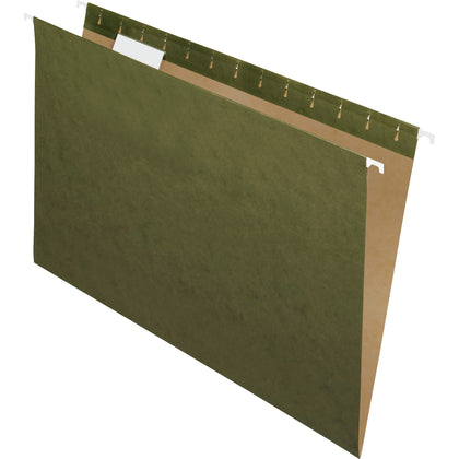 Pendaflex Essentials Legal Hanging Folders - 1/5 Tab Cut - Standard Green - 25/Box - & Accessories
